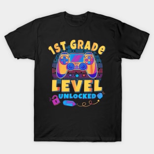 1st grade level unlocked controller T-Shirt